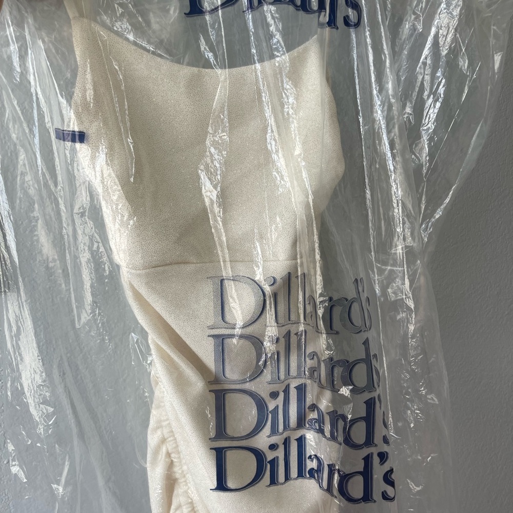 Dillards classy sparkly backless dress